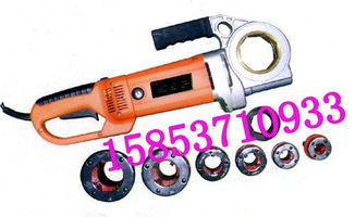 供應sq 1手持式電動套絲機,便攜式電動套絲機價格 山東省濟寧市鑫隆工礦設備配件廠 鑿巖機,搗固機,破碎機,礦車輪,錨桿拉力計,管縫式錨桿,煤電鉆,調度絞車,回柱絞車